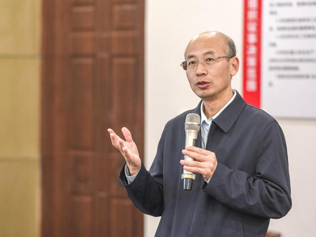 江西农大党委副书记郭新春来校调研党建"三化"工作-校园动态-临川二中